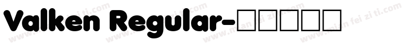 Valken Regular字体转换